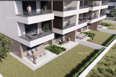 Stan u novogradnji sa dva garažna mjesta i vrtom, blizina centra grada i mora, - Stan D (PENTHOUSE)