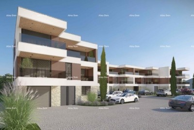 Penthouse, stan 130m2,  Garaža + PM, u novom stambenom kompleksu, Valdebek, Pula! Zg3 S4