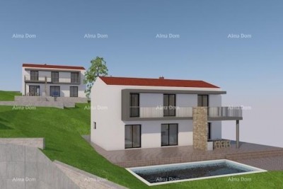 Lijepa, moderna kuća s bazenom, Rakalj!