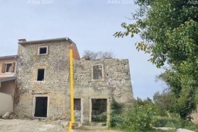 Istarska kamena hiša s pogledom na morje – Buja