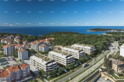 Prodaja stanova u novom stambenom projektu na eksluzivnoj lokaciji, 300 m od mora, Pula, par minuta do šetnice Lungo mare.