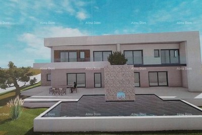 Pavićini, Gradbeno zemljišče 800 m² z dokončanim projektom