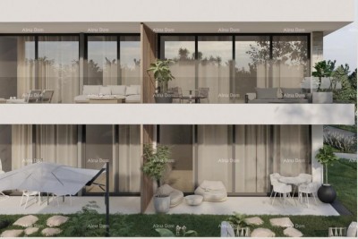 Verkauf - Wohnung im Bau mit Garten und Parkplatz, Nähe Rovinj!