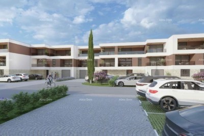 Verkauf - Wohnung in Neubau mit Garage, Parkplatz und Abstellraum, Pula!