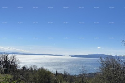 Pogled na more!! Prodaja građevinskog zemljišta, površine cca 5000 m², s prijavljenim početkom gradnje, Opatija!