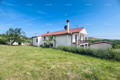 Buje – Freistehendes Haus mit Olivenhain und Bauland