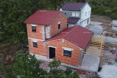 JURŠIĆI Prodaja kuće u gradnji Roh-Bau. Mogućnost završetka kuće, ključ u ruke.