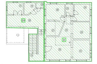 POREČ – MUSALEŽ, VERKAUF EINER WOHNUNG MIT GALLERIE UND PARKPLATZ