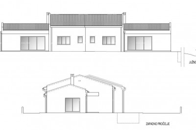 Moderna dupleks vila z bazenom naprodaj, Kožljani, Barban!