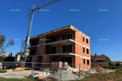 Prodaja stanov v novem stanovanjskem projektu v gradnji, pogled na morje, Žbandaj, Poreč!