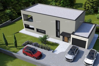 Građevinsko zemljište s idejnim projektom – Poreč, Žbandaj, 963 m²