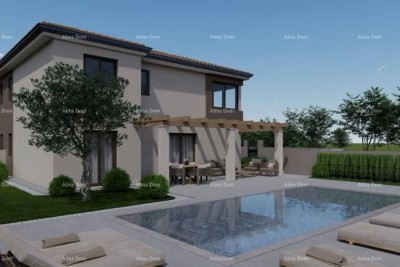Zwei moderne Villen mit Swimmingpool und Sauna im Bau - Istrien